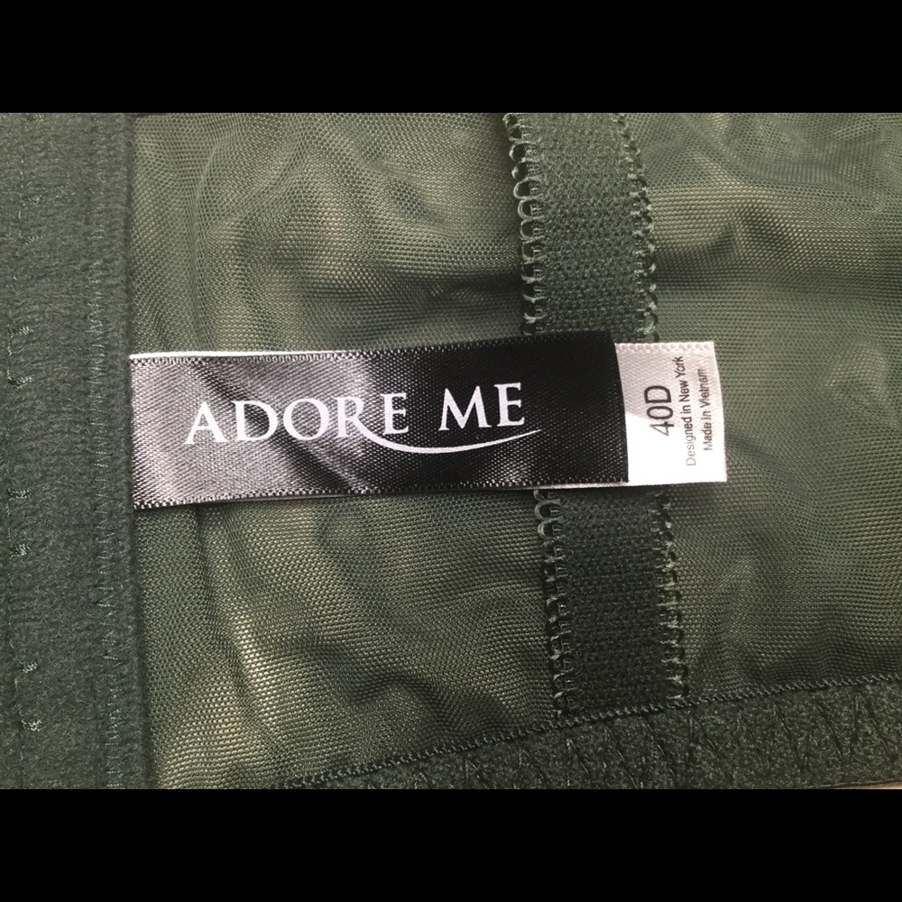 Adore Me Floral Long Line Bra & Panty Set - Picture 6 of 11